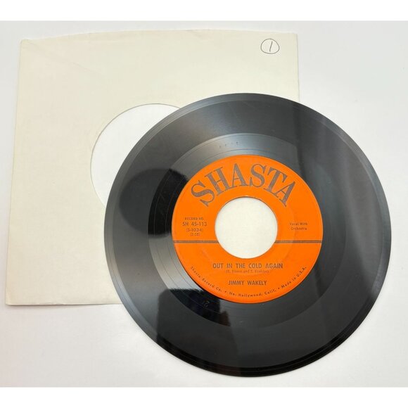 Jimmy Wakely Out in the Cold Again / I Know How it Feels 45 Vinyl 60s Country - Picture 3 of 6